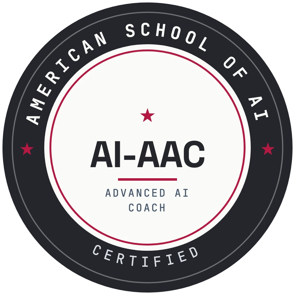 Certified Advanced AI Coach badge