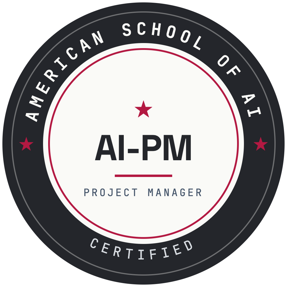 AI-PM certification seal
