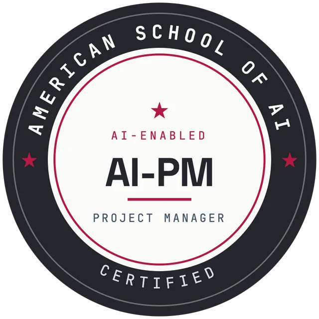 AI-PM certification badge