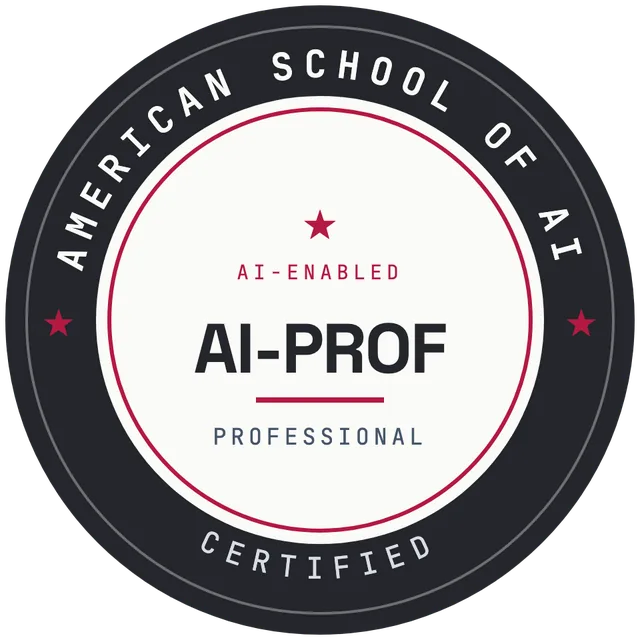 AI-Prof certification badge
