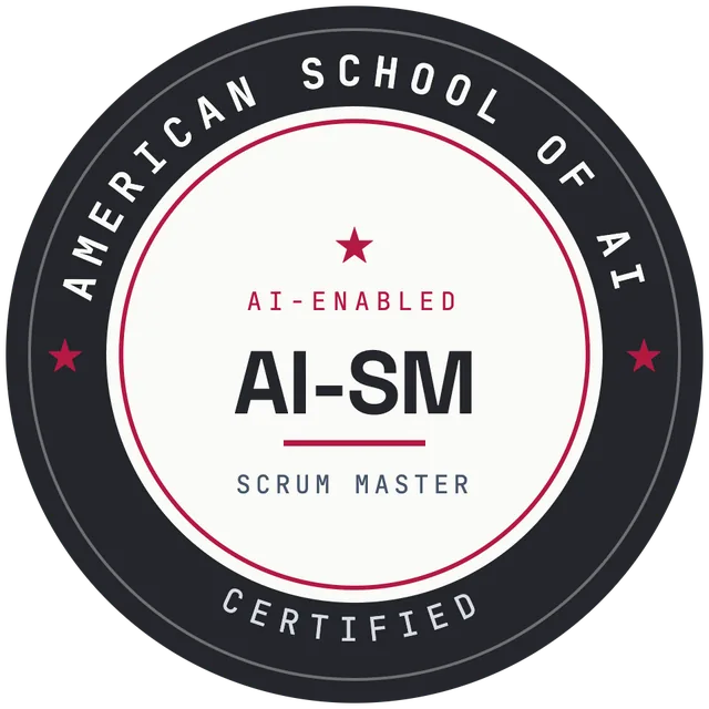 AI-SM certification badge